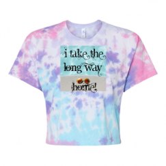 Women's Tie Dye Crop Top Tee