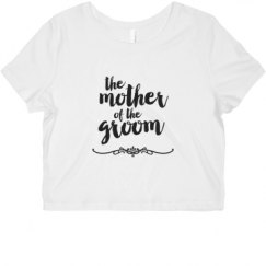 Ladies Slim Fit Crop Top Tee