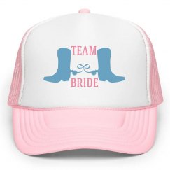 Team Bride Country Wedding Trucker Hat