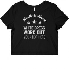 Ladies Slim Fit Crop Top Tee