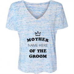 Ladies Flowy Slouchy V-Neck Tee
