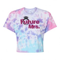 Women's Tie Dye Crop Top Tee