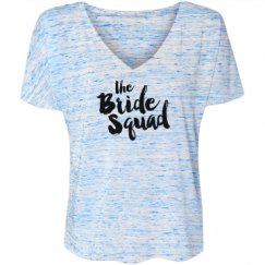 Ladies Flowy Slouchy V-Neck Tee