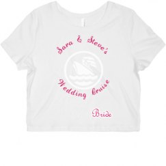 Ladies Slim Fit Crop Top Tee