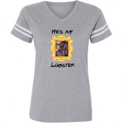 Ladies Relaxed Fit Vintage Sports Tee