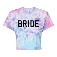 Women's Tie Dye Crop Top Tee