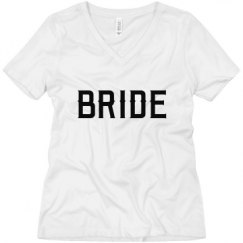 Ladies Relaxed Fit V-Neck Tee