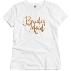 Shiny Metallic Bridesmaid