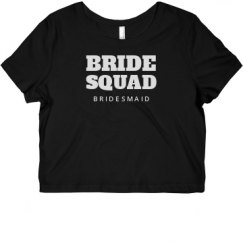 Ladies Slim Fit Crop Top Tee