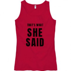 Ladies Semi-Fitted Tank