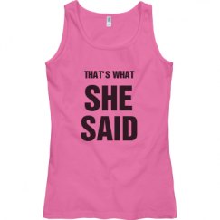 Ladies Semi-Fitted Basic Promo Tank