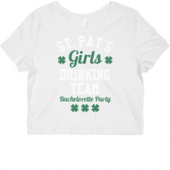 Ladies Slim Fit Crop Top Tee