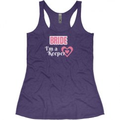 Ladies Slim Fit Super Soft Racerback Triblend Tank