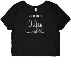 Ladies Slim Fit Crop Top Tee