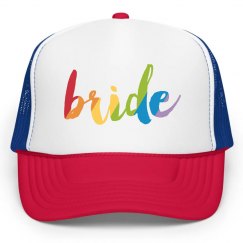 Tye-Dye Bride Hat