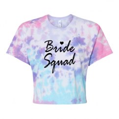Women's Tie Dye Crop Top Tee