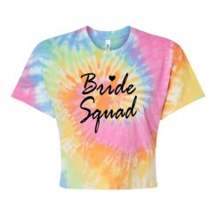 Women's Tie Dye Crop Top Tee