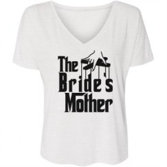 Ladies Flowy Slouchy V-Neck Tee