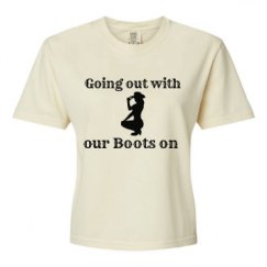 Ladies' Heavyweight Middie T-Shirt