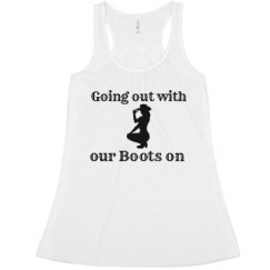 Ladies Flowy Racerback Tank