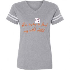 Ladies Relaxed Fit Vintage Sports Tee