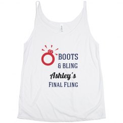 Final Fling Bling Tank Top