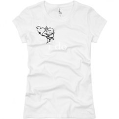 Ladies Slim Fit Basic Promo Jersey Tee