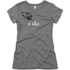 Ladies Slim Fit Super Soft Triblend Tee