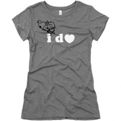 Ladies Slim Fit Super Soft Triblend Tee