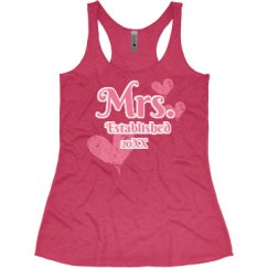 Ladies Slim Fit Super Soft Racerback Triblend Tank