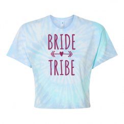 Women's Tie Dye Crop Top Tee