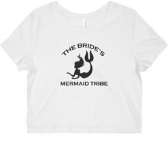 Ladies Slim Fit Crop Top Tee