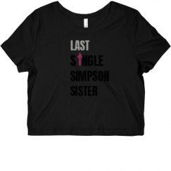 Ladies Slim Fit Crop Top Tee