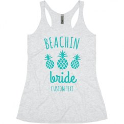 Ladies Slim Fit Super Soft Racerback Triblend Tank