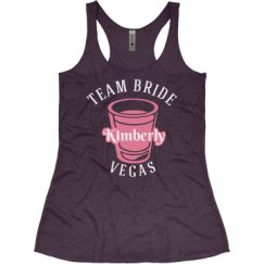 Ladies Slim Fit Super Soft Racerback Triblend Tank