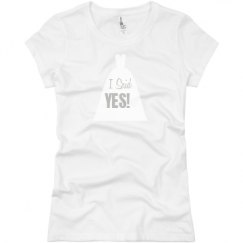 Ladies Slim Fit Basic Promo Jersey Tee