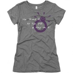 Ladies Slim Fit Super Soft Triblend Tee