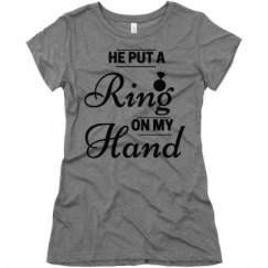 Ladies Slim Fit Super Soft Triblend Tee