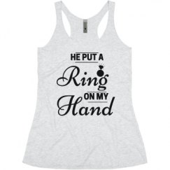 Ladies Slim Fit Super Soft Racerback Triblend Tank