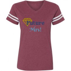 Ladies Relaxed Fit Vintage Sports Tee