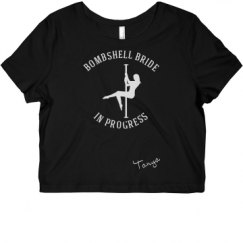 Ladies Slim Fit Crop Top Tee