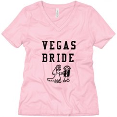 Ladies Relaxed Fit V-Neck Tee