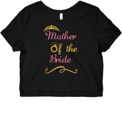 Ladies Slim Fit Crop Top Tee