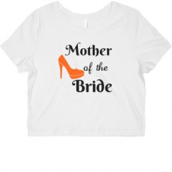 Ladies Slim Fit Crop Top Tee