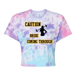 Women's Tie Dye Crop Top Tee