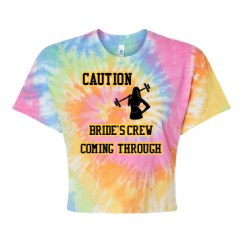 Women's Tie Dye Crop Top Tee
