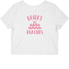 Ladies Slim Fit Crop Top Tee