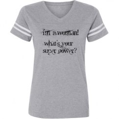 Ladies Relaxed Fit Vintage Sports Tee