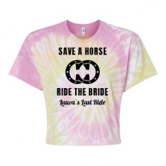 Women's Tie Dye Crop Top Tee