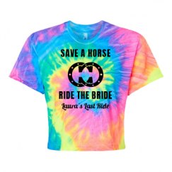 Women's Tie Dye Crop Top Tee